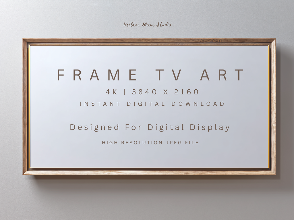 Nancy Meyers Inspired Floral Frame TV Art | Warm Neutral Digital Decor